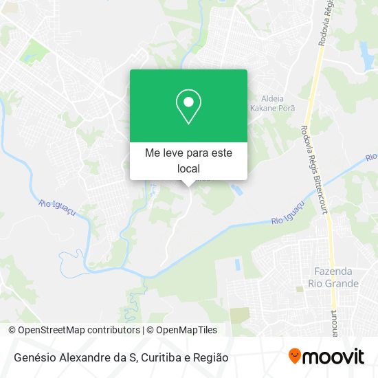 Genésio Alexandre da S mapa