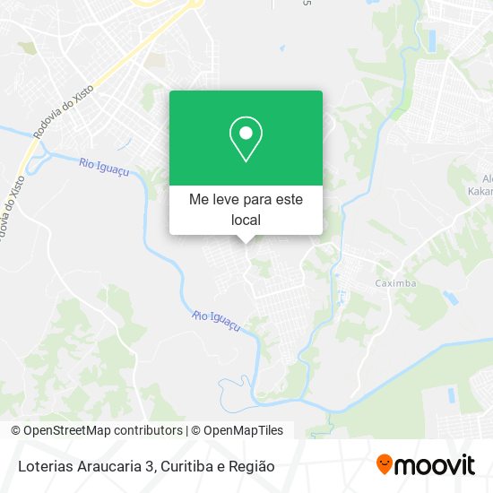 Loterias Araucaria 3 mapa