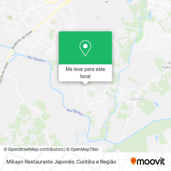 Mikayo Restaurante Japonês mapa