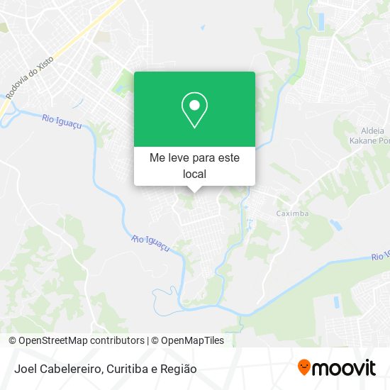 Joel Cabelereiro mapa
