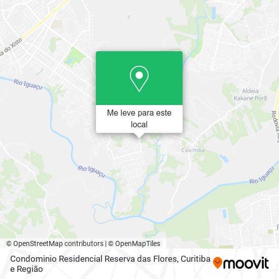 Condominio Residencial Reserva das Flores mapa