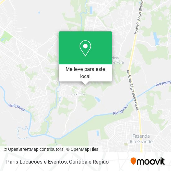 Paris Locacoes e Eventos mapa