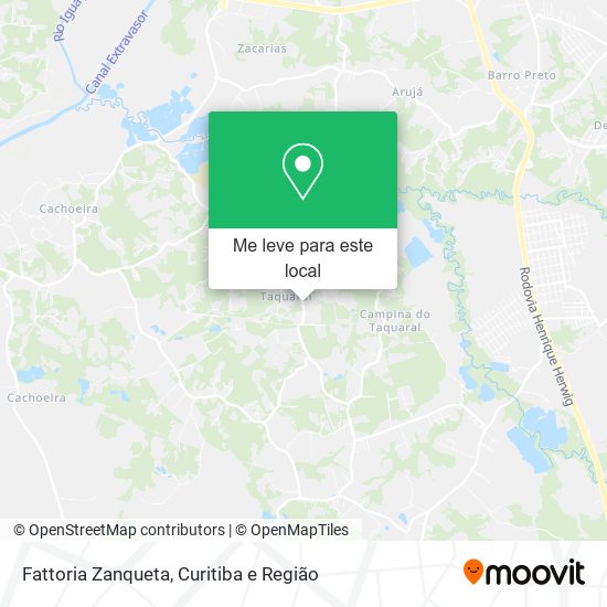 Fattoria Zanqueta mapa