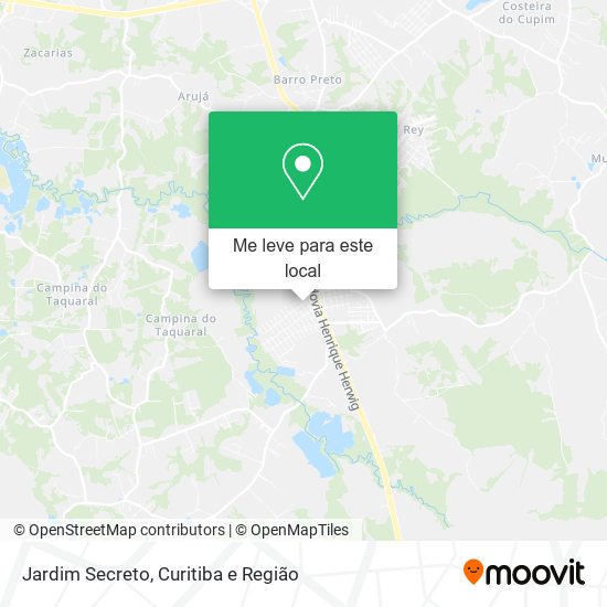Jardim Secreto mapa