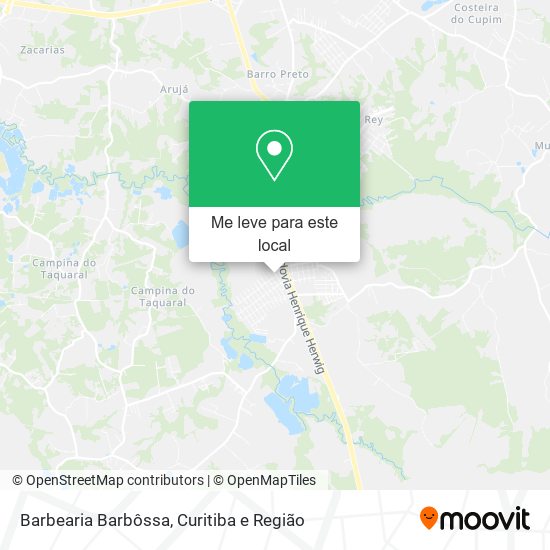 Barbearia Barbôssa mapa