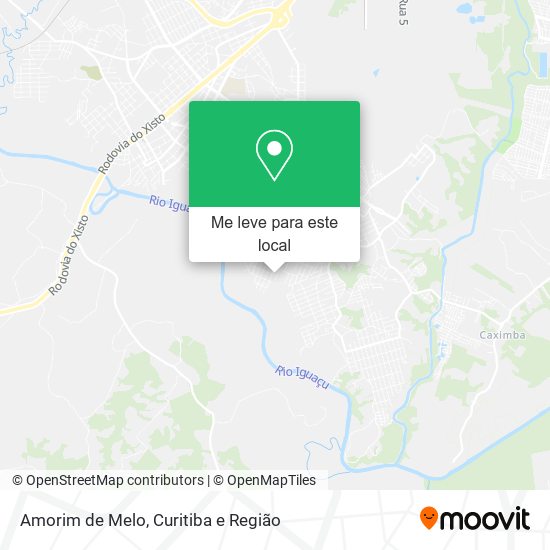 Amorim de Melo mapa