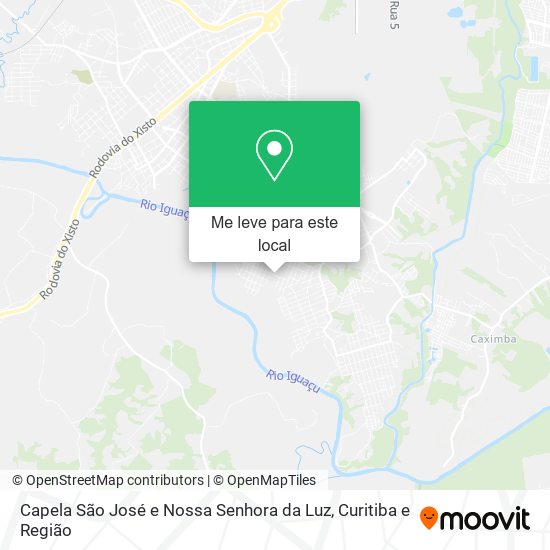 Capela São José e Nossa Senhora da Luz mapa