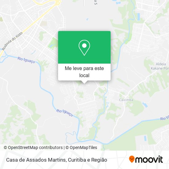 Casa de Assados Martins mapa