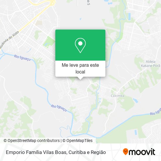 Emporio Família Vilas Boas mapa
