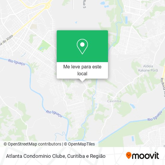 Atlanta Condomínio Clube mapa