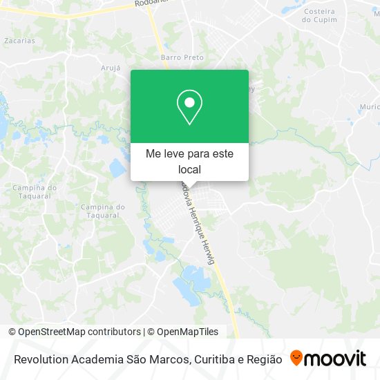 Revolution Academia São Marcos mapa