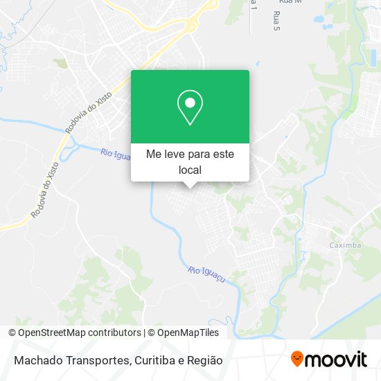 Machado Transportes mapa