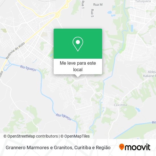 Grannero Marmores e Granitos mapa