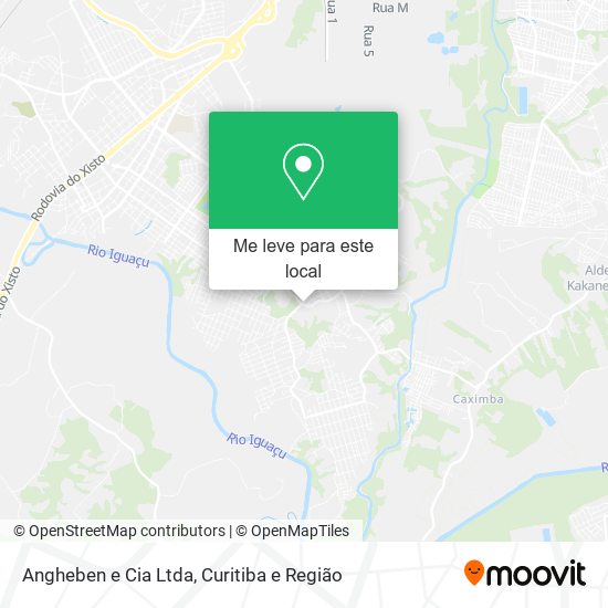 Angheben e Cia Ltda mapa