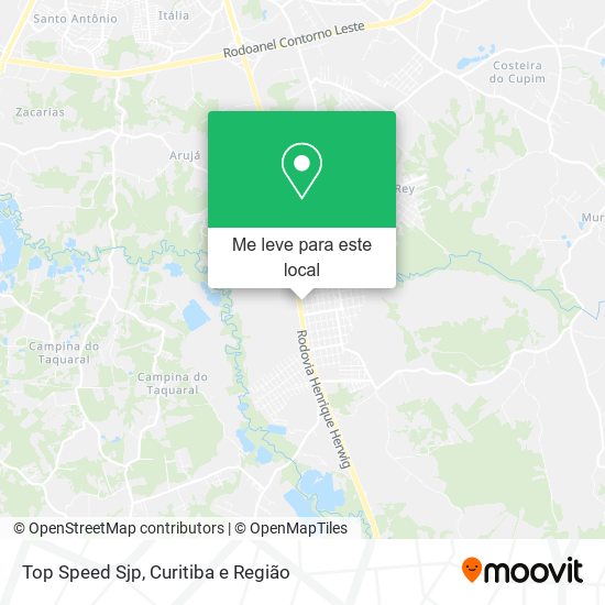 Top Speed Sjp mapa