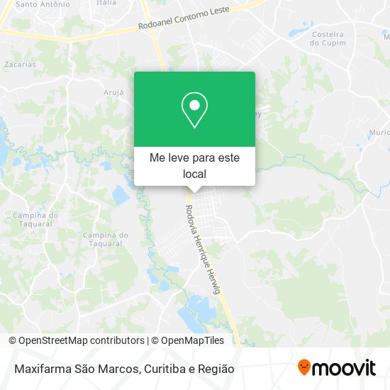 Maxifarma São Marcos mapa