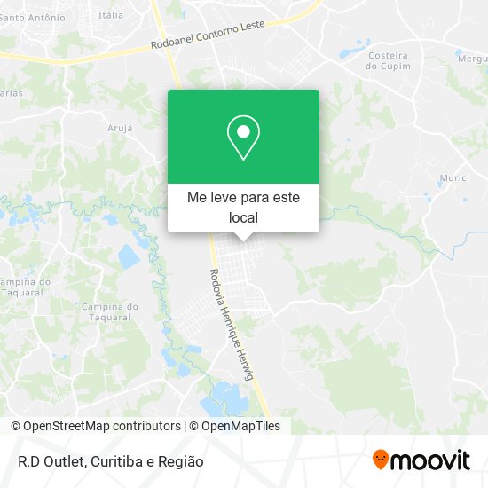 R.D Outlet mapa