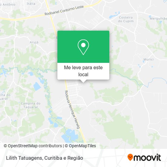 Lilith Tatuagens mapa