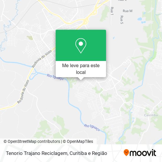 Tenorio Trajano Reciclagem mapa