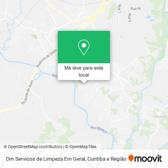 Dm Servicos de Limpeza Em Geral mapa