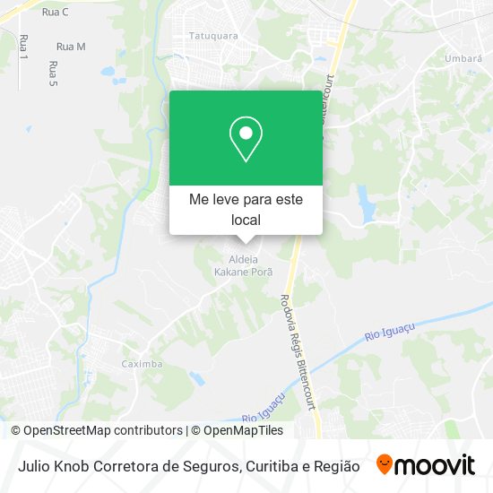 Julio Knob Corretora de Seguros mapa