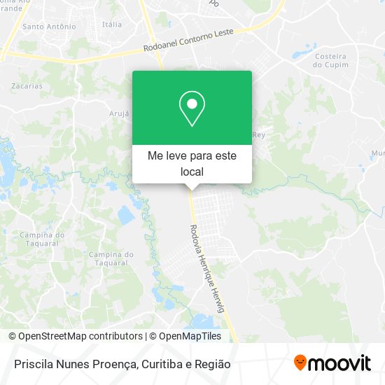 Priscila Nunes Proença mapa