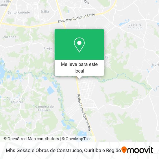 Mhs Gesso e Obras de Construcao mapa