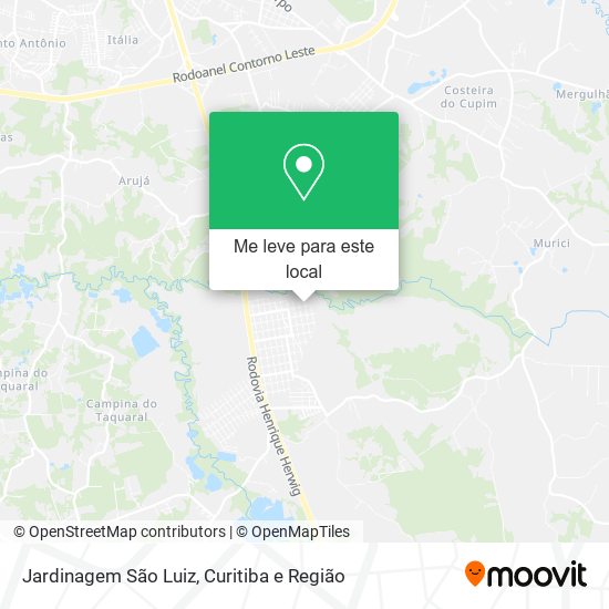 Jardinagem São Luiz mapa