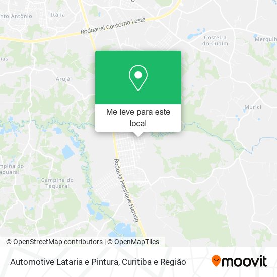 Automotive Lataria e Pintura mapa
