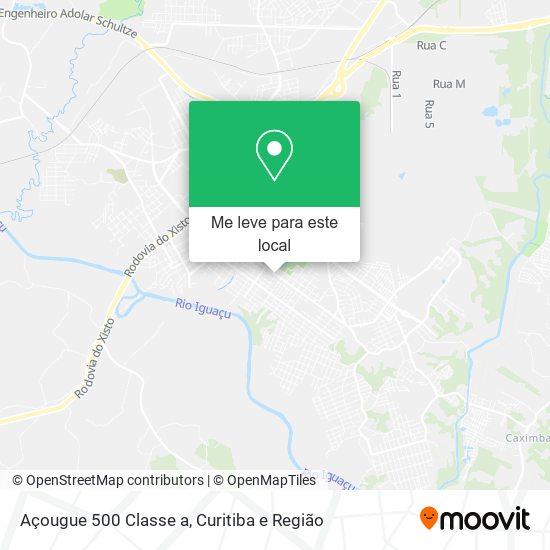 Açougue 500 Classe a mapa