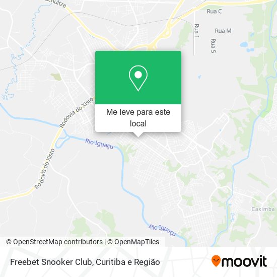 Freebet Snooker Club mapa