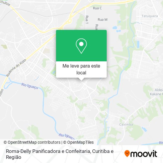 Roma-Delly Panificadora e Confeitaria mapa