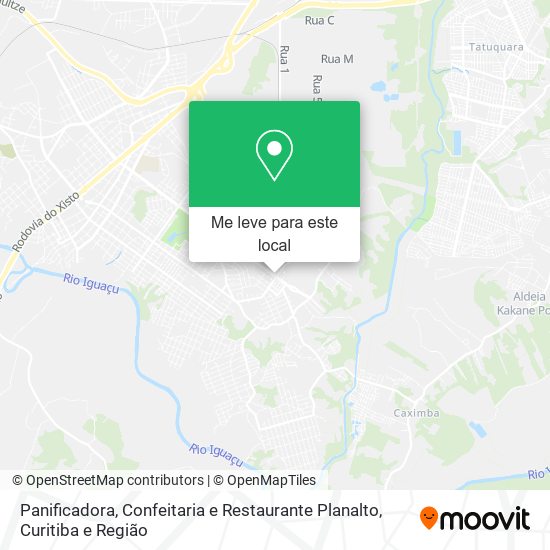 Panificadora, Confeitaria e Restaurante Planalto mapa