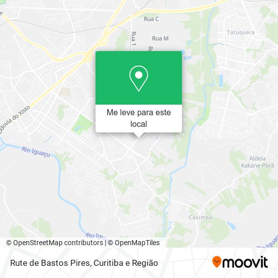 Rute de Bastos Pires mapa
