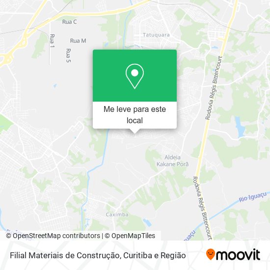Filial Materiais de Construção mapa