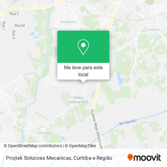 Projtek Solucoes Mecanicas mapa
