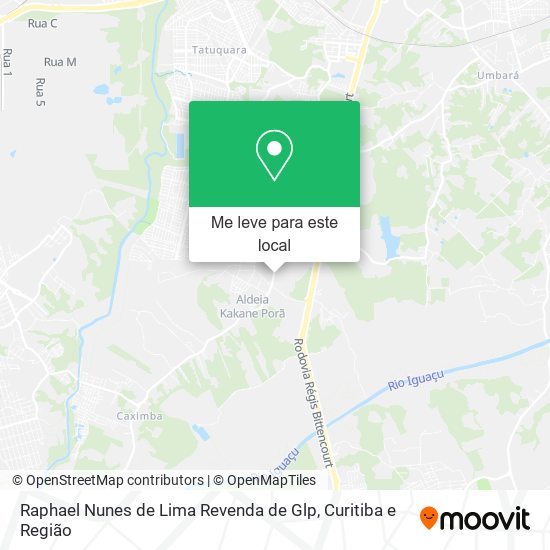 Raphael Nunes de Lima Revenda de Glp mapa