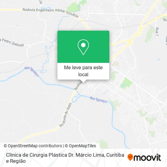 Clínica de Cirurgia Plástica Dr. Márcio Lima mapa
