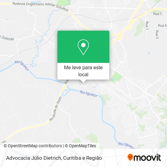 Advocacia Júlio Dietrich mapa