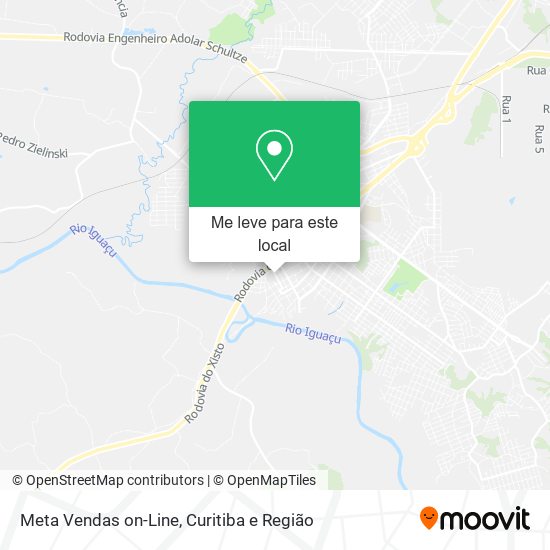 Meta Vendas on-Line mapa