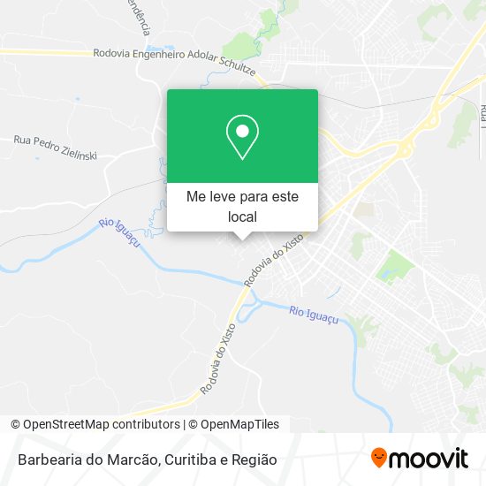 Barbearia do Marcão mapa