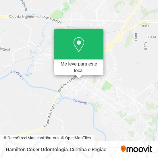 Hamilton Coser Odontologia mapa