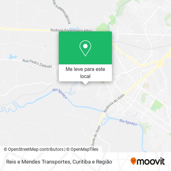 Reis e Mendes Transportes mapa