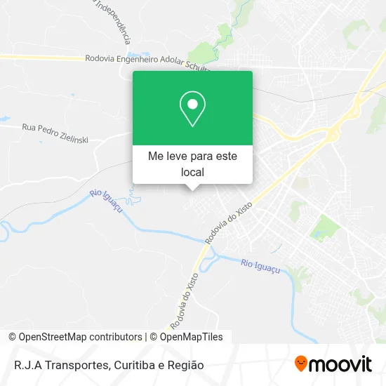 R.J.A Transportes mapa