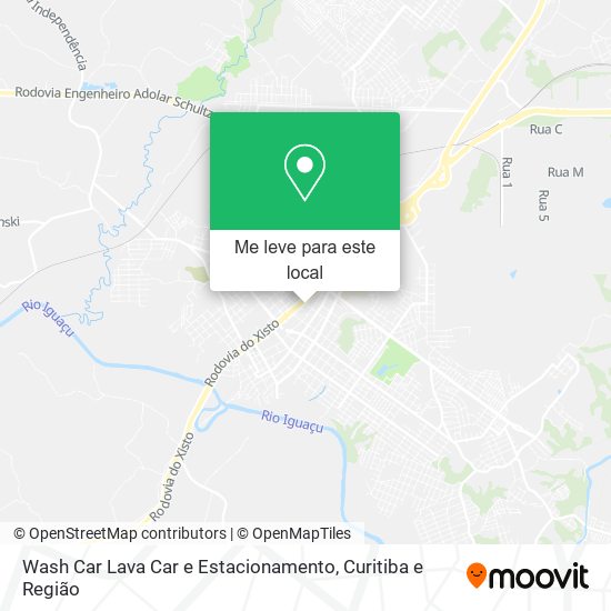 Wash Car Lava Car e Estacionamento mapa