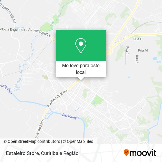 Estaleiro Store mapa