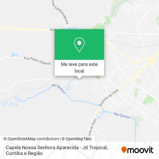 Capela Nossa Senhora Aparecida - Jd Tropical mapa