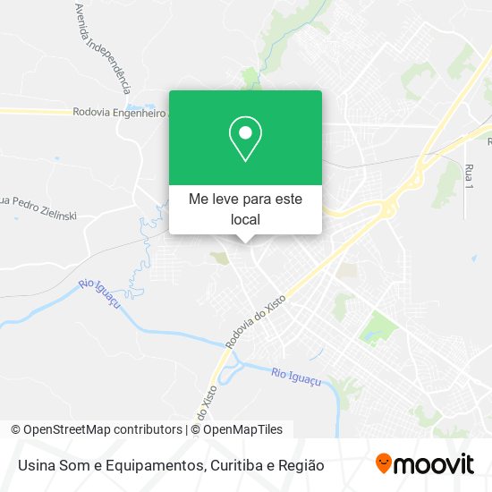 Usina Som e Equipamentos mapa