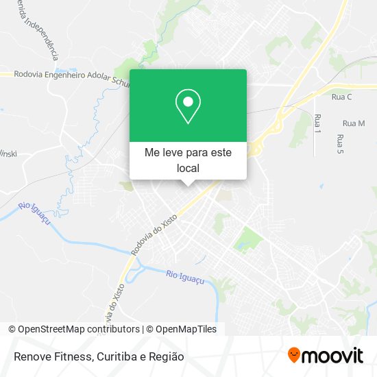 Renove Fitness mapa