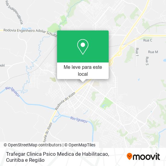 Trafegar Clinica Psico Medica de Habilitacao mapa